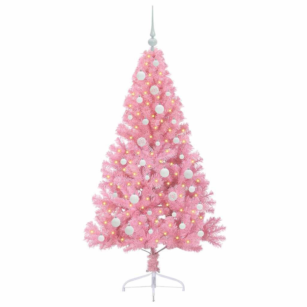 vidaXL Weihnachtsbaum Rosa 150 cm