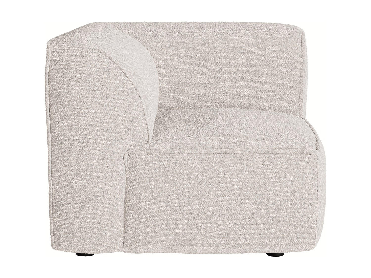 SESSEL mit gerader Rückenlehne - 1 Person - stoff - beige Camilio - Beige, Textil (97/74/97cm) - Vente-Unique