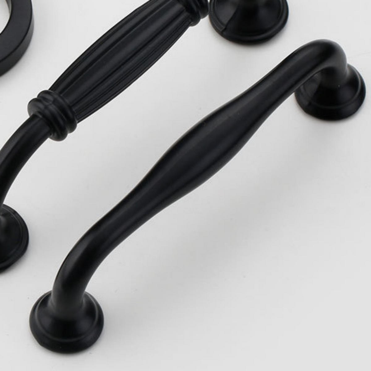 MÖBELGRIFF Schwarz 1er-Set 96 mm Aluminium - Schwarz, Metall (0.18/3.3/11.3cm)