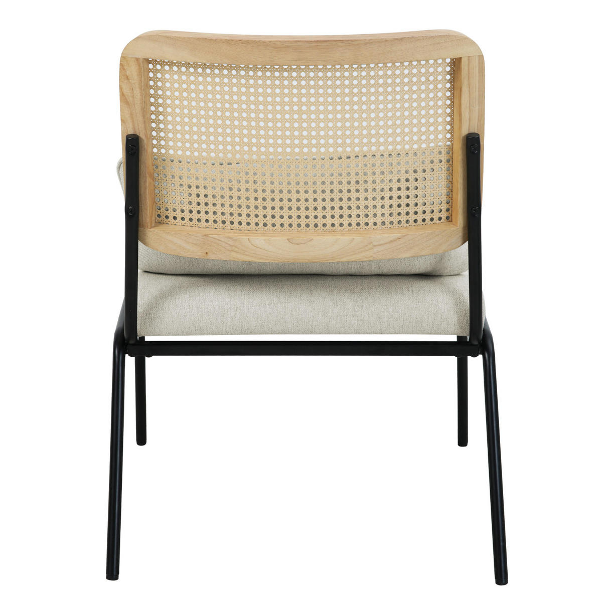 LOUNGESESSEL Svea - Creme, Holz (61/88/52cm) - SVITA