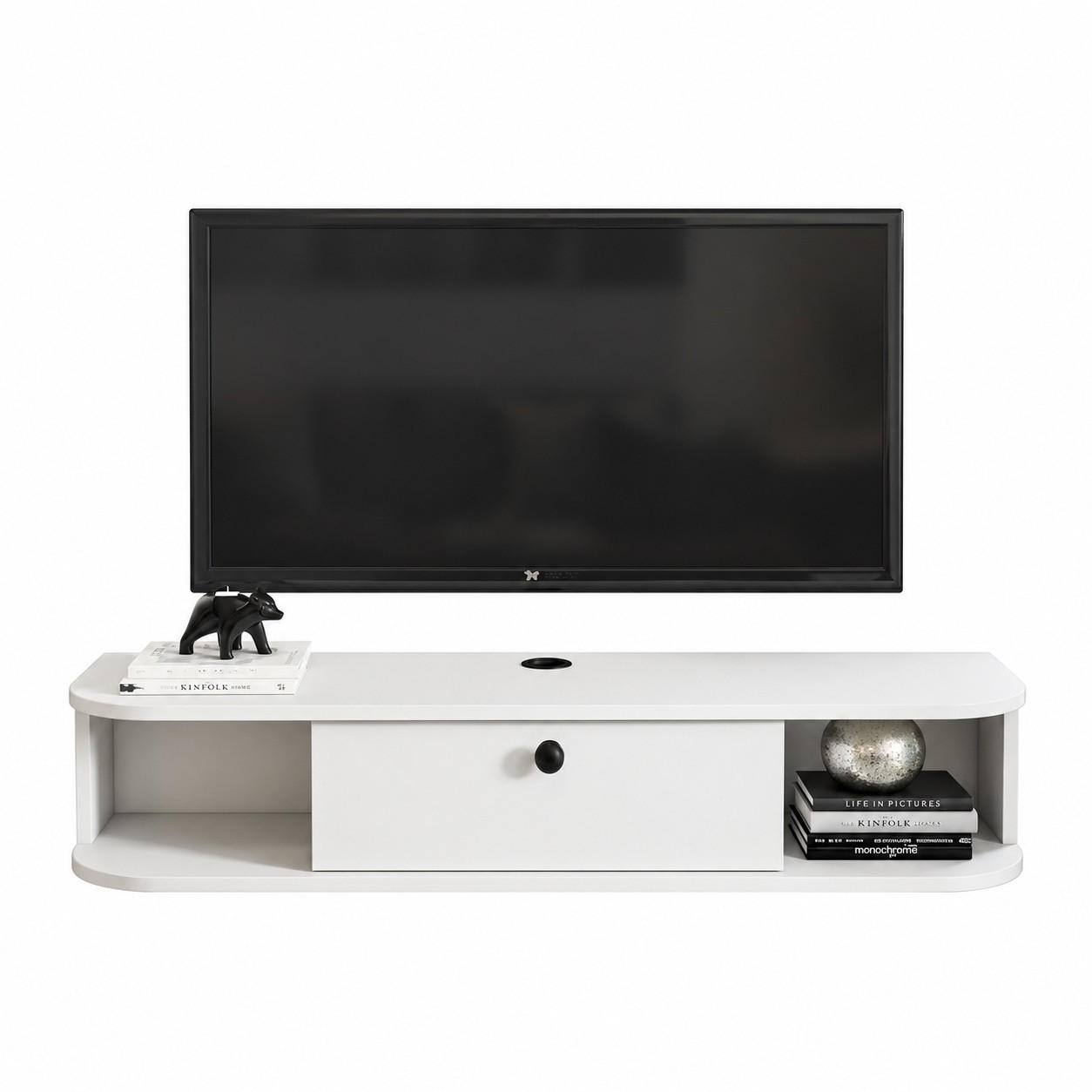 Decorotika Tv-Element Weiß 120x23.4x29.6 cm