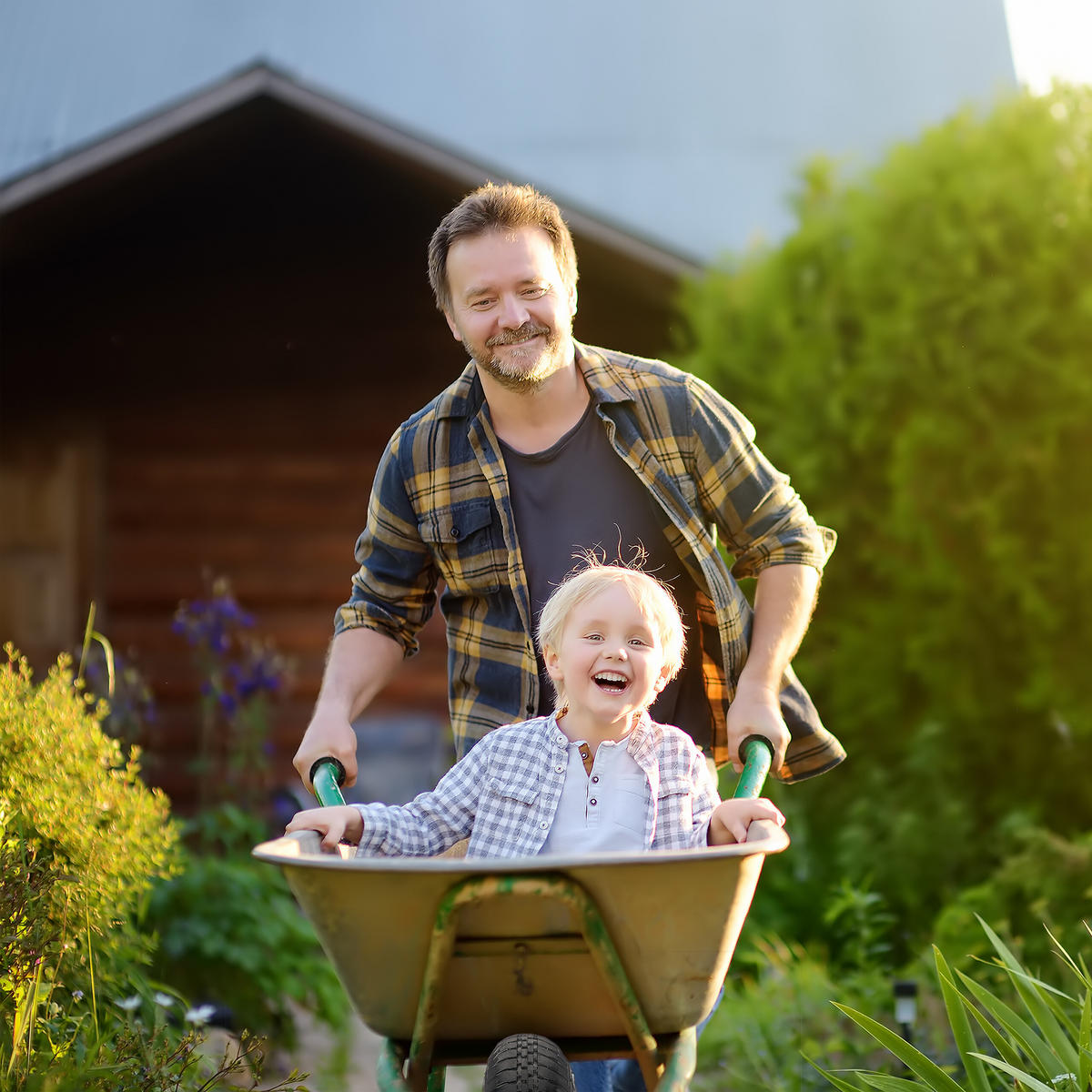 2xSCHUBKARRENRAD - Schwarz, Kunststoff (37/37/8.5cm) - Relaxdays