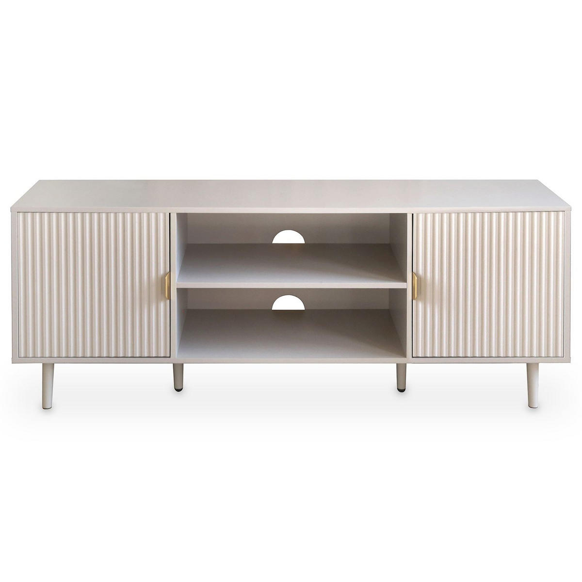 LOWBOARD ZELDA hellgrau - Hellgrau, Holzwerkstoff (147/60/40cm) - IDIMEX