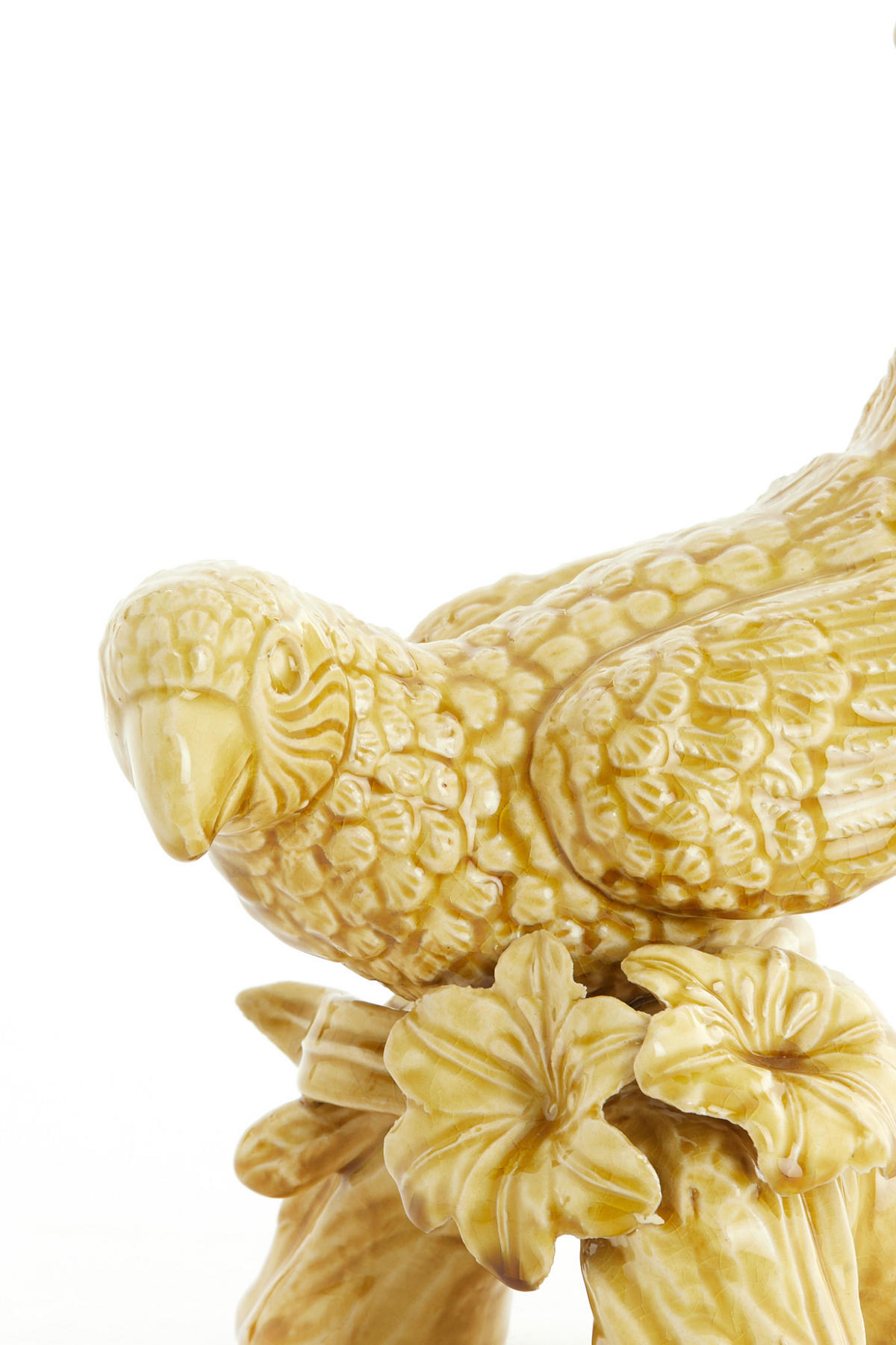 ORNAMENT Vogel Gelb 21,5/17/35 cm - Gelb, Keramik (17/35/21.5cm) - Light & Living