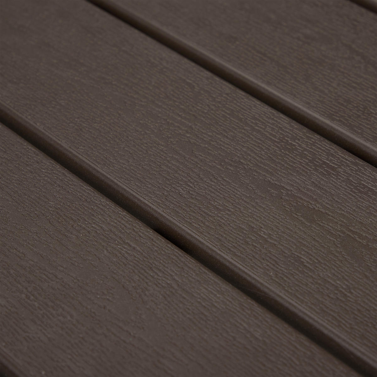 GARTENTISCH - Braun, Kunststoff/Metall (78/166/76cm) - Relaxdays