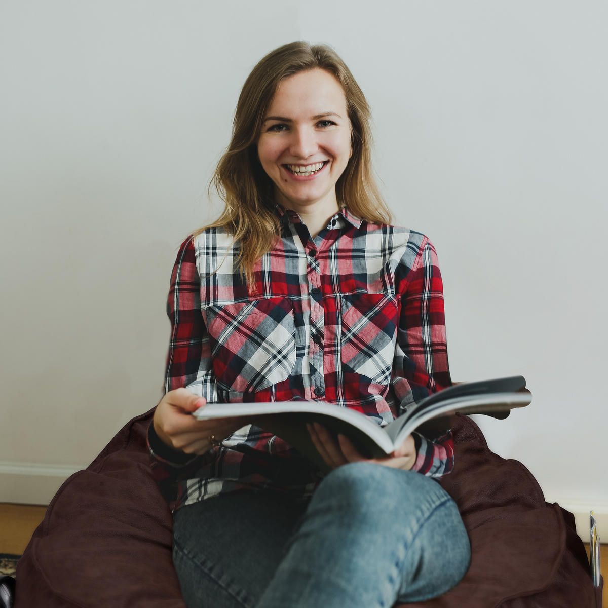 SITZSACK - Dunkelbraun, Textil (110/60/110cm) - Relaxdays