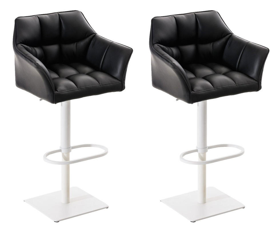 furnicato Barhocker Schwarz 64x88x45 cm