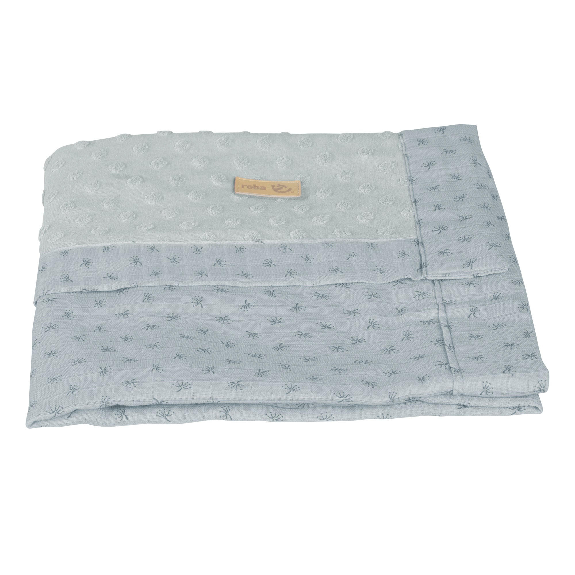 BABYDECKE 80 x 80 cm Lil Planet türkis - Hellblau, Textil (80/80cm) - Roba