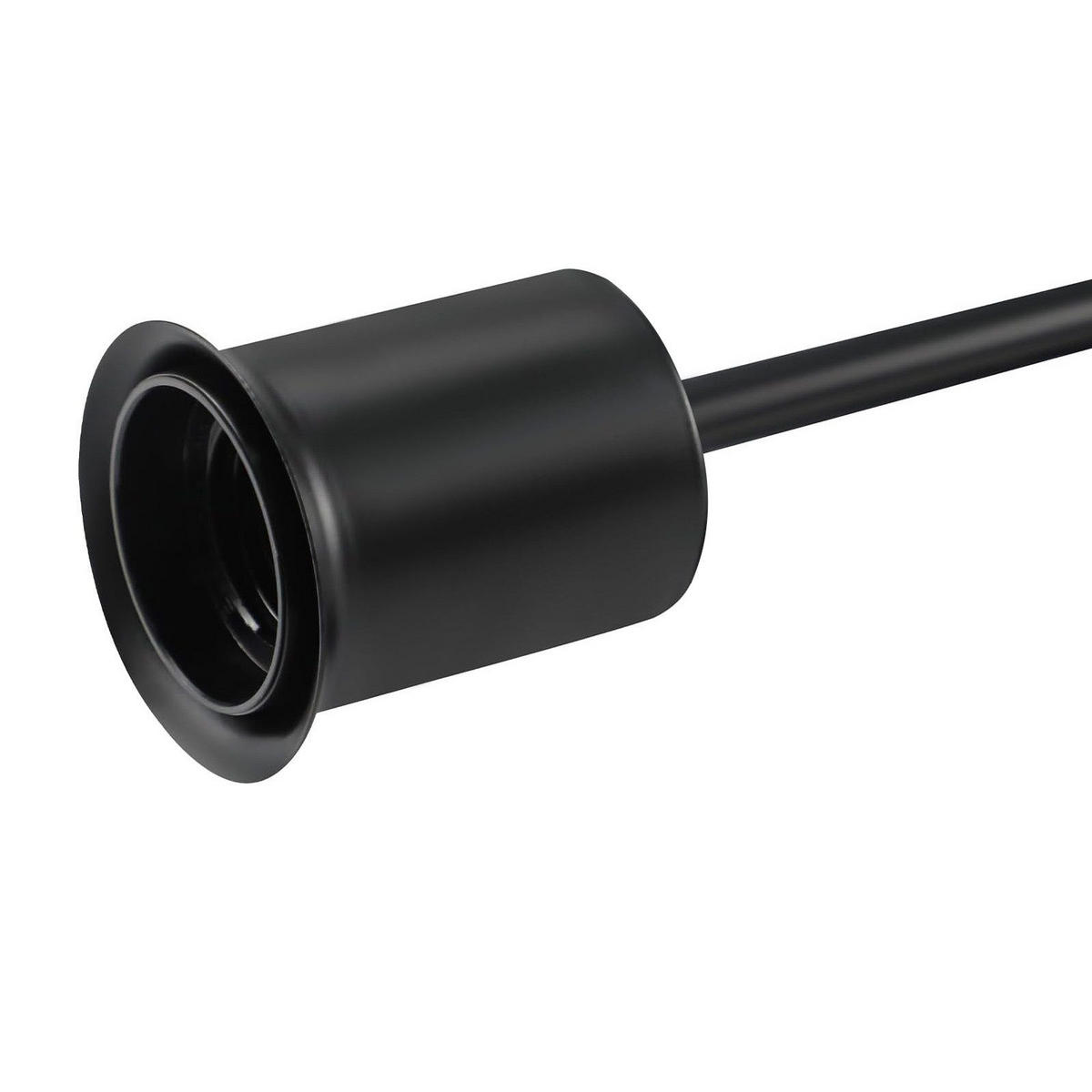 DECKENLEUCHTE Mandeville 44.5/44.5/14.5 cm - Schwarz, Metall (44.5/44.5/14.5cm) - Nettlife