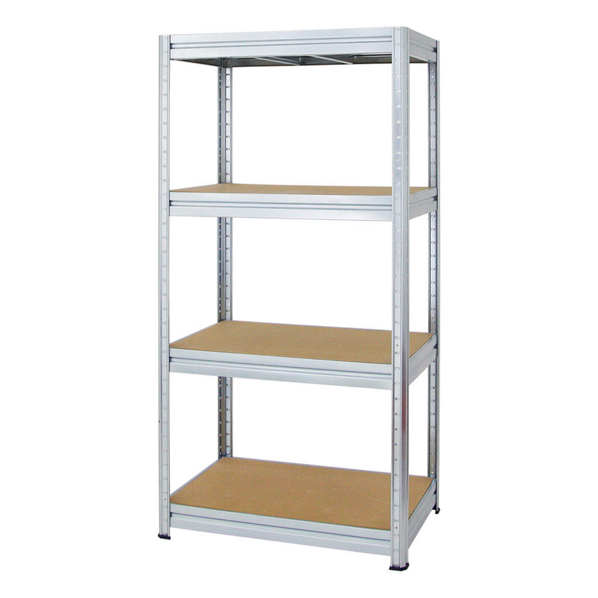 SCHWERLASTREGAL Dino 180x90x60 cm Fachlast 600 kg Verzinkt - Silberfarben, Metall (90/180/60cm) - PROREGAL