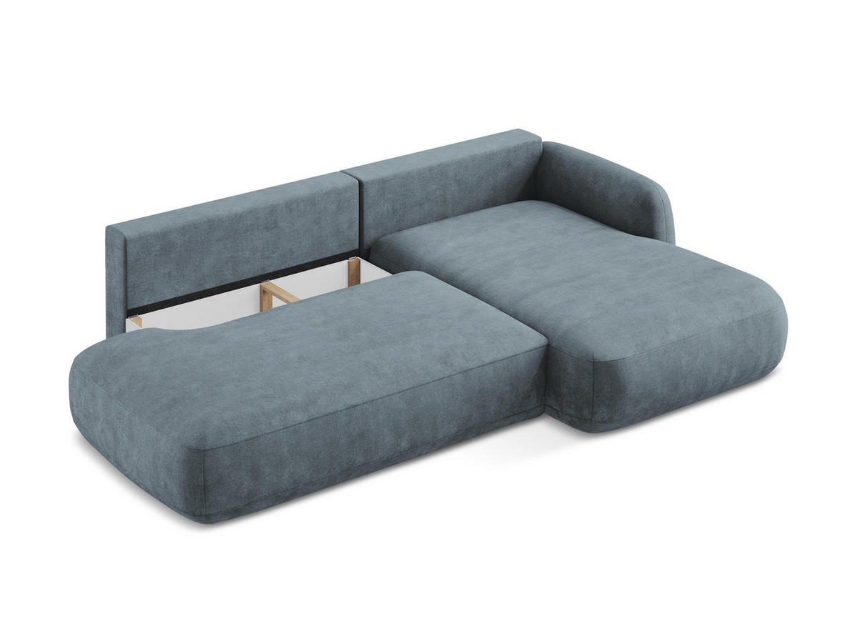 SOFAELEMENT Links Chenille Stoff Rot - Bordeaux/Schwarz, Holzwerkstoff/Kunststoff (179/70/113cm) - Makamii