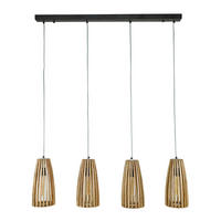HÄNGELEUCHTE Launch Braun 135/20/150 cm - Braun, Metall (135/20/150cm) - Hoyz Collection