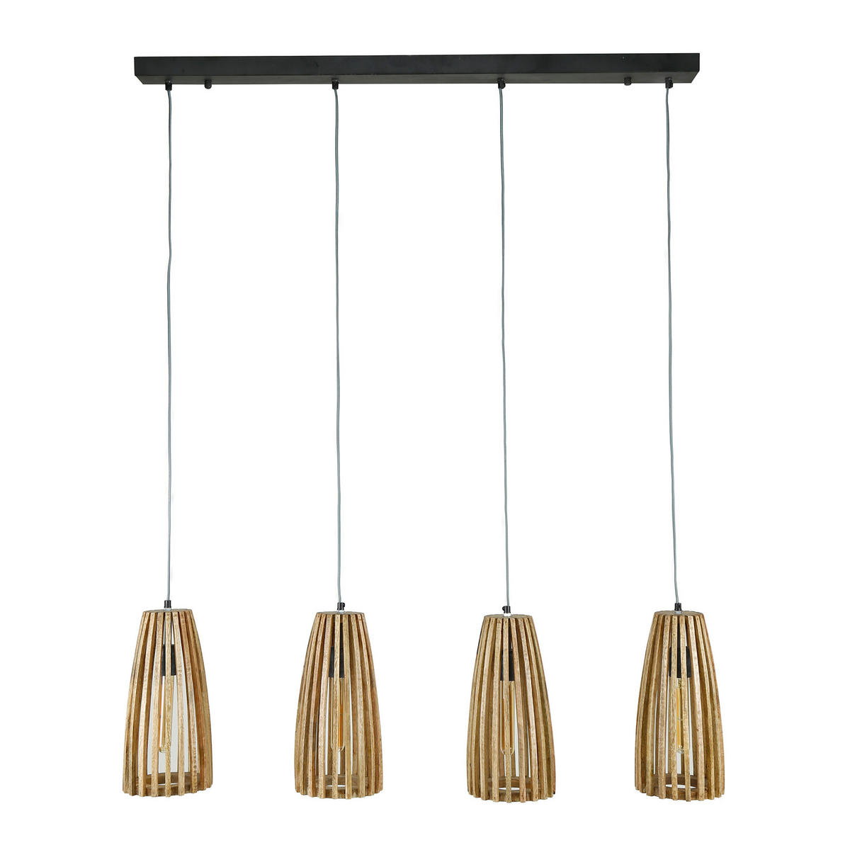 HÄNGELEUCHTE Launch Braun 135/20/150 cm - Braun, Metall (135/20/150cm) - Hoyz Collection
