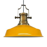 HÄNGELAMPE Asletl Industrial 40/36 cm - Gelb, Metall (40/36cm) - Bamyum
