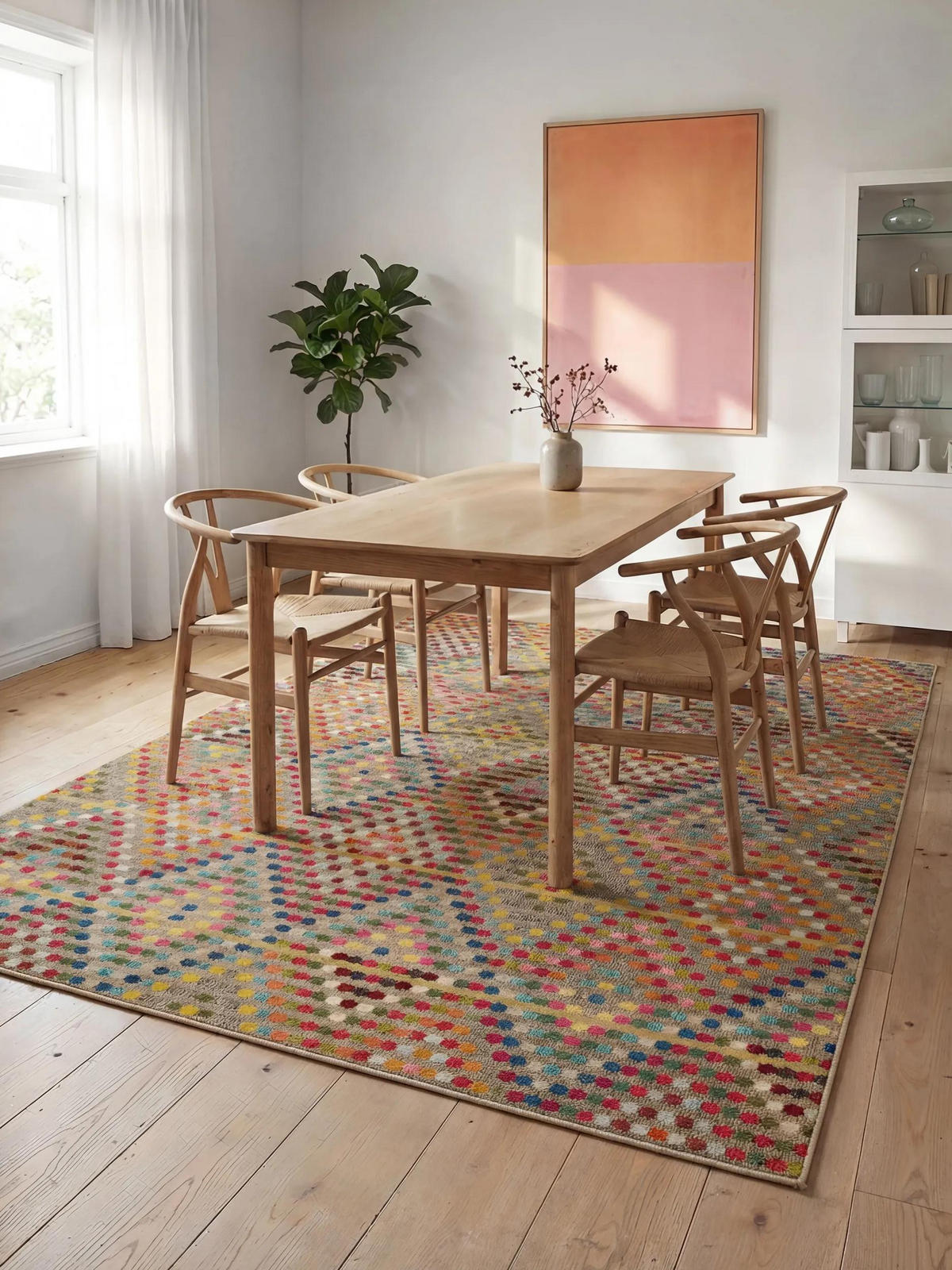 TEPPICH Casa Multicolor 140x200 cm - Multicolor, Textil (140/200cm) - benuta Nest