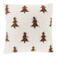 KISSEN Teun - Braun - 45/45/ cm - Multicolor, Textil (45/45cm) - Unique Living