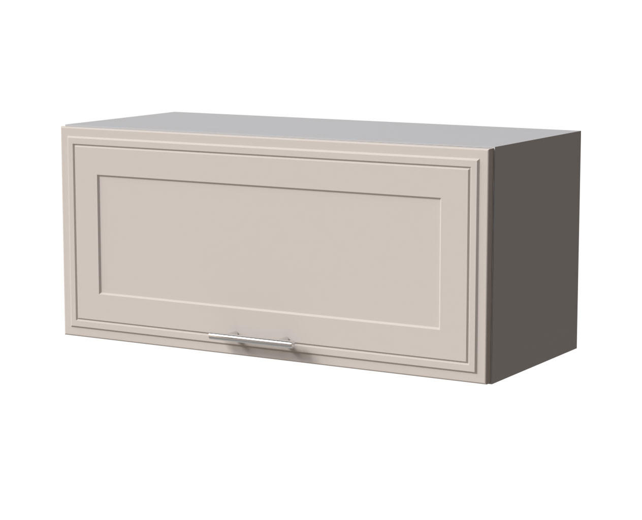 KLAPPHÄNGESCHRANK Salo W4B/80 Grau / Kaschmir Matt 80 / 32,5 / 36cm - mit Blum Aventos Klappenbeschlag - Kaschmir/Grau, Holz/Holzwerkstoff (80/36/32.5cm) - Feldmann-Wohnen