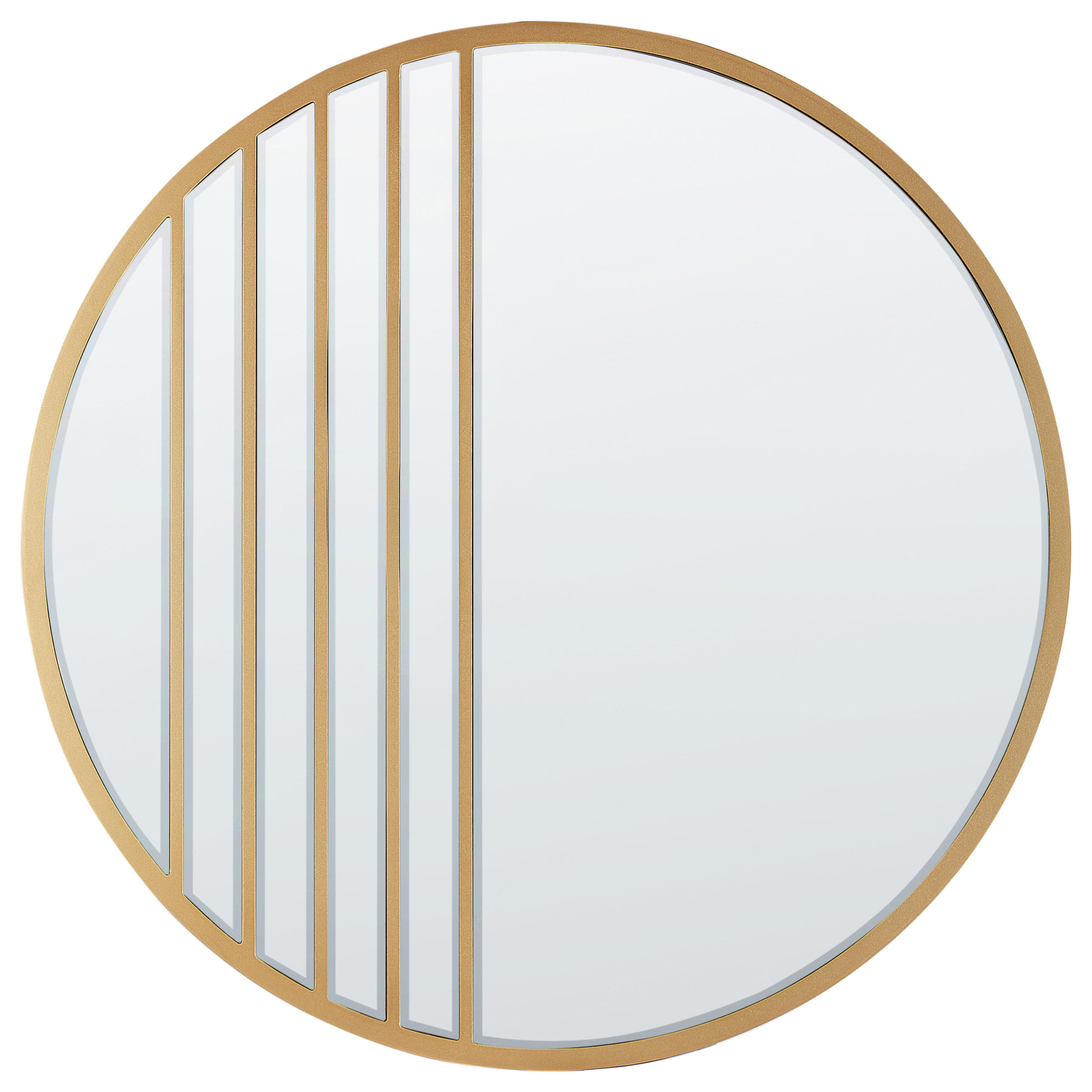 Beliani Wandspiegel Gold 80x80x2 cm