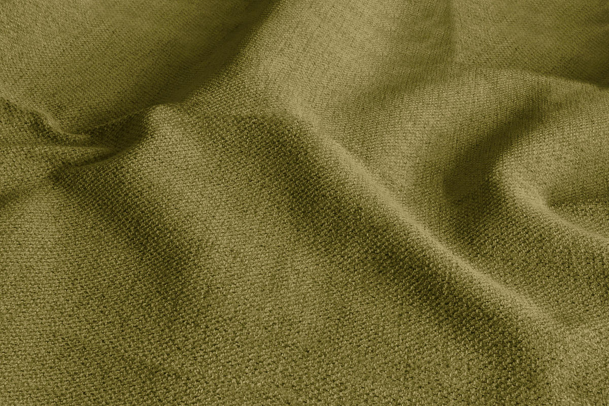 ECKSOFA VERONA 3-Sitzer links, Khaki - Schwarz/Grün, Holz/Textil (224/173cm) - Courtois Laville