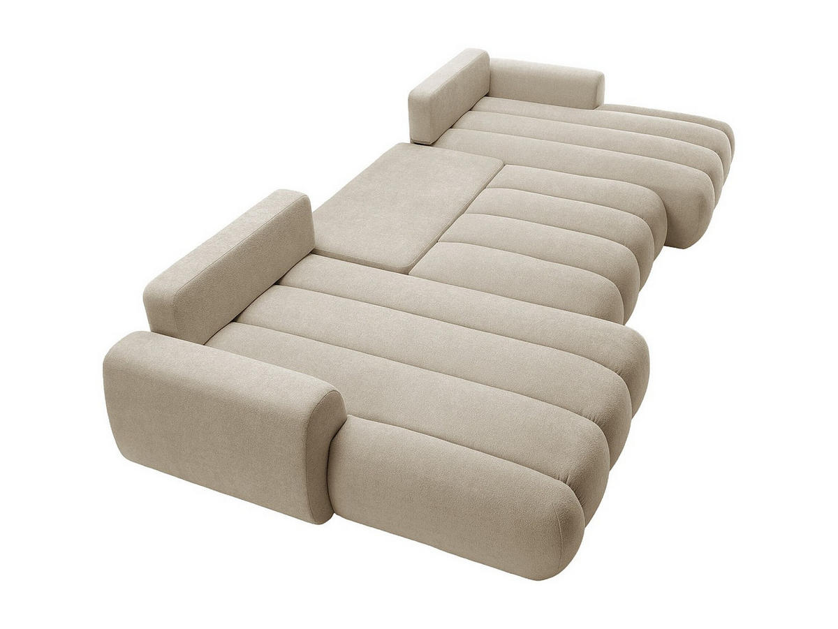 SCHLAFSOFA - 6 Personen - Stoff - Beige - - Beige, Textil (364/81/168cm) - Vente-Unique