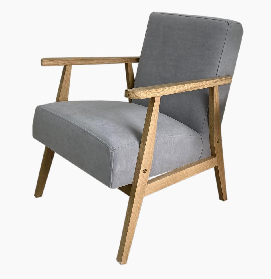 SESSEL Grau Retro - Grau, Textil (59/76/67cm) - Sepro Meble