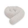 NESTCHENSCHLANGE Cozy "Cute Tiger Spot" Alloverprint 190 cm Bettschlange - Creme/Braun, Textil (15/190cm) - Sämann – make a difference.