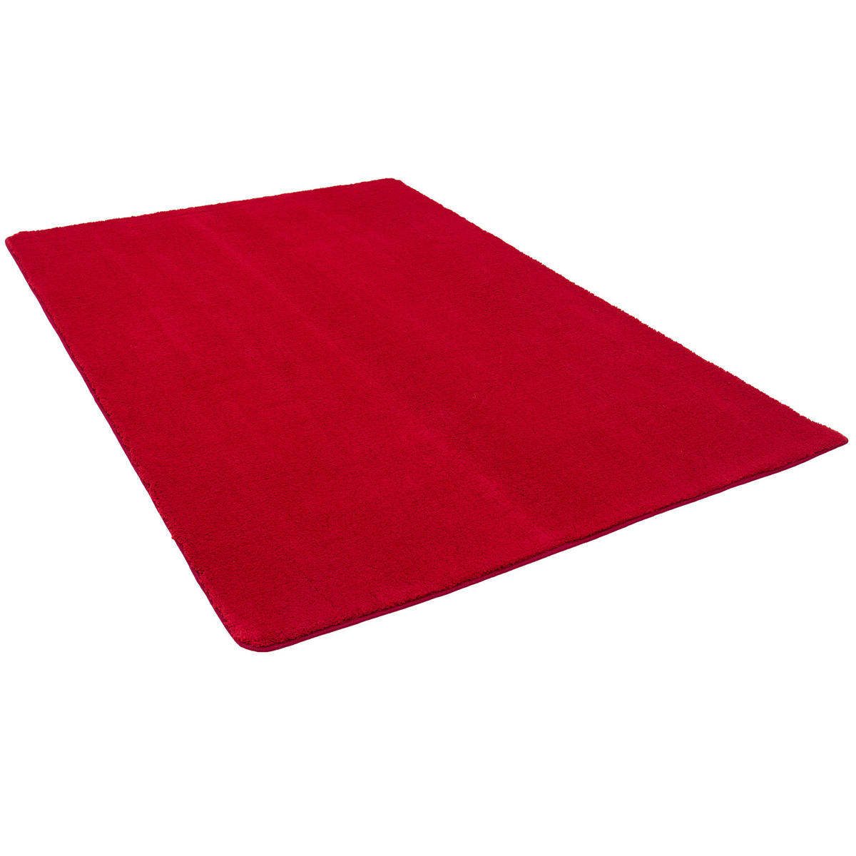 HOCHFLOR SHAGGY TEPPICH PALACE - Weinrot, Textil (80/200cm) - Snapstyle