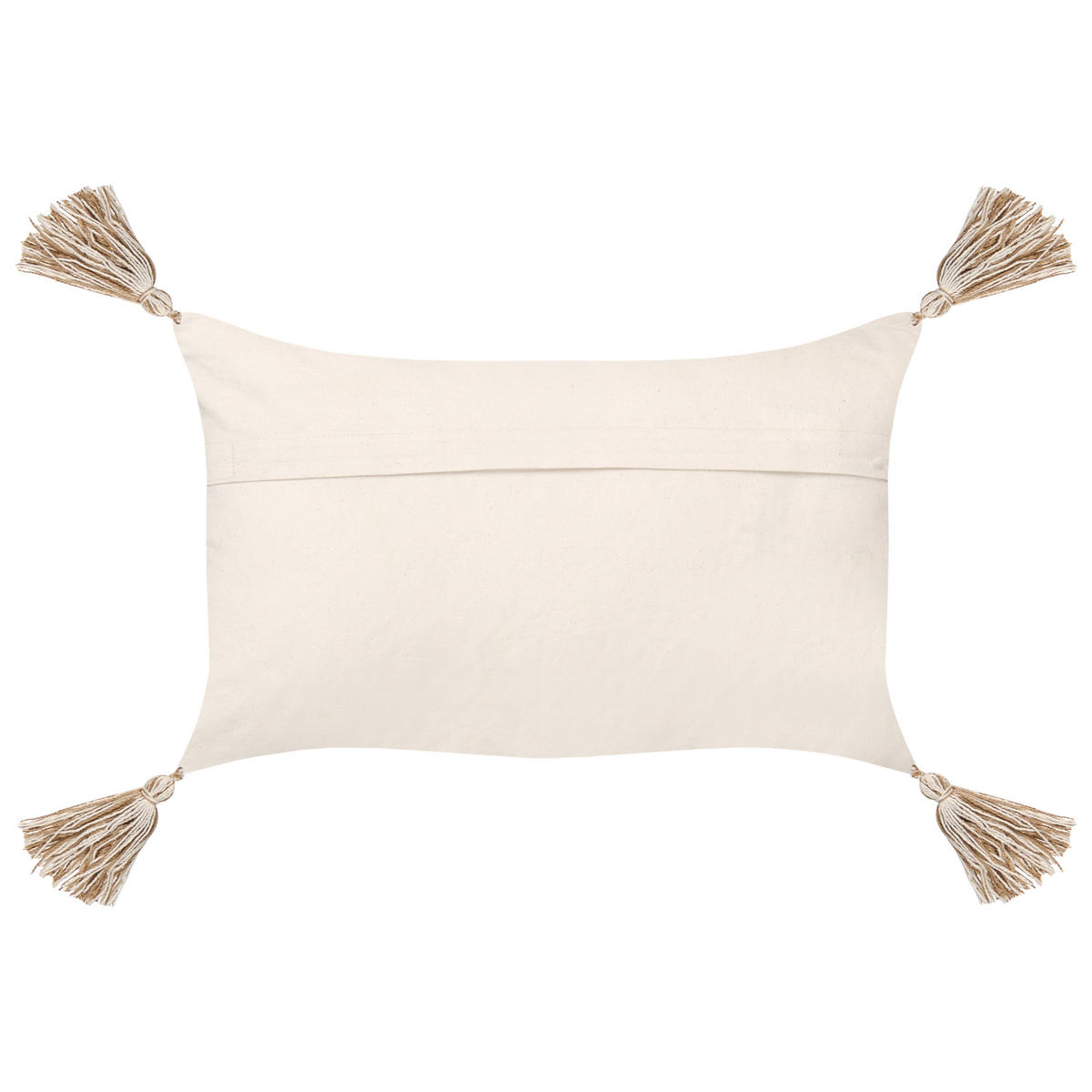 OKRASNA BLAZINA komplet 2 bež 50/30 cm Incana - bež, tekstil/naravni materiali (50/30cm) - Beliani