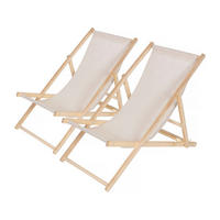 SONNENLIEGE chilienne Ekru - Beige, Metall (56/81/107cm) - Habitat Garten