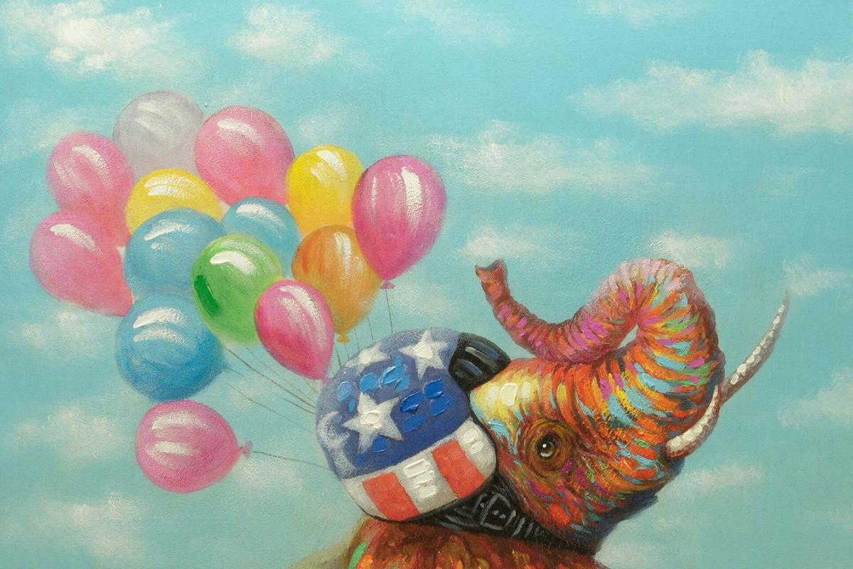 ACRYLBILD HANDGEMALT 70/100 cm - Multicolor, Holz/Textil (1.82/100cm) - KUNSTLOFT