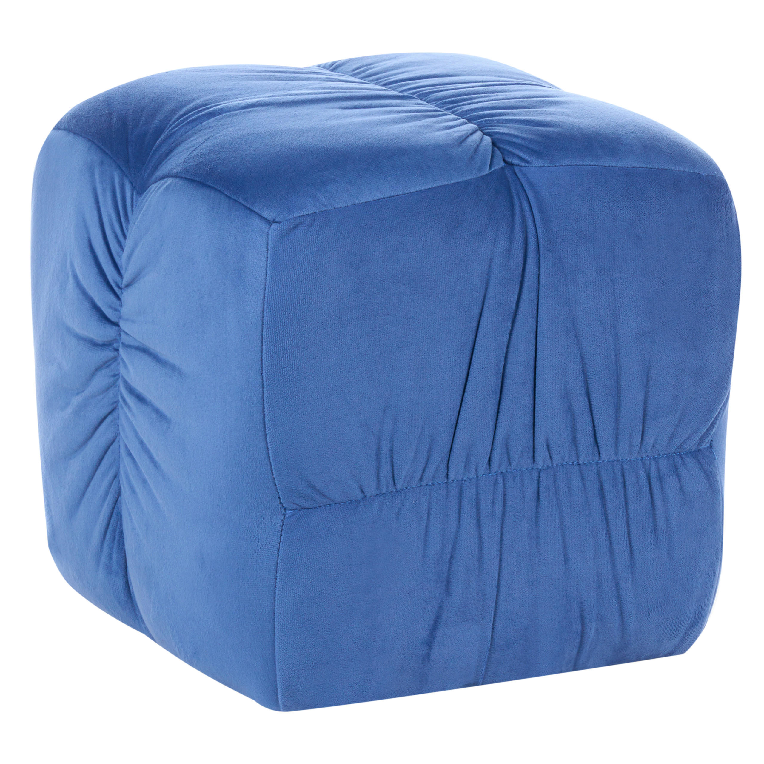 POUF catifea albastru Turley