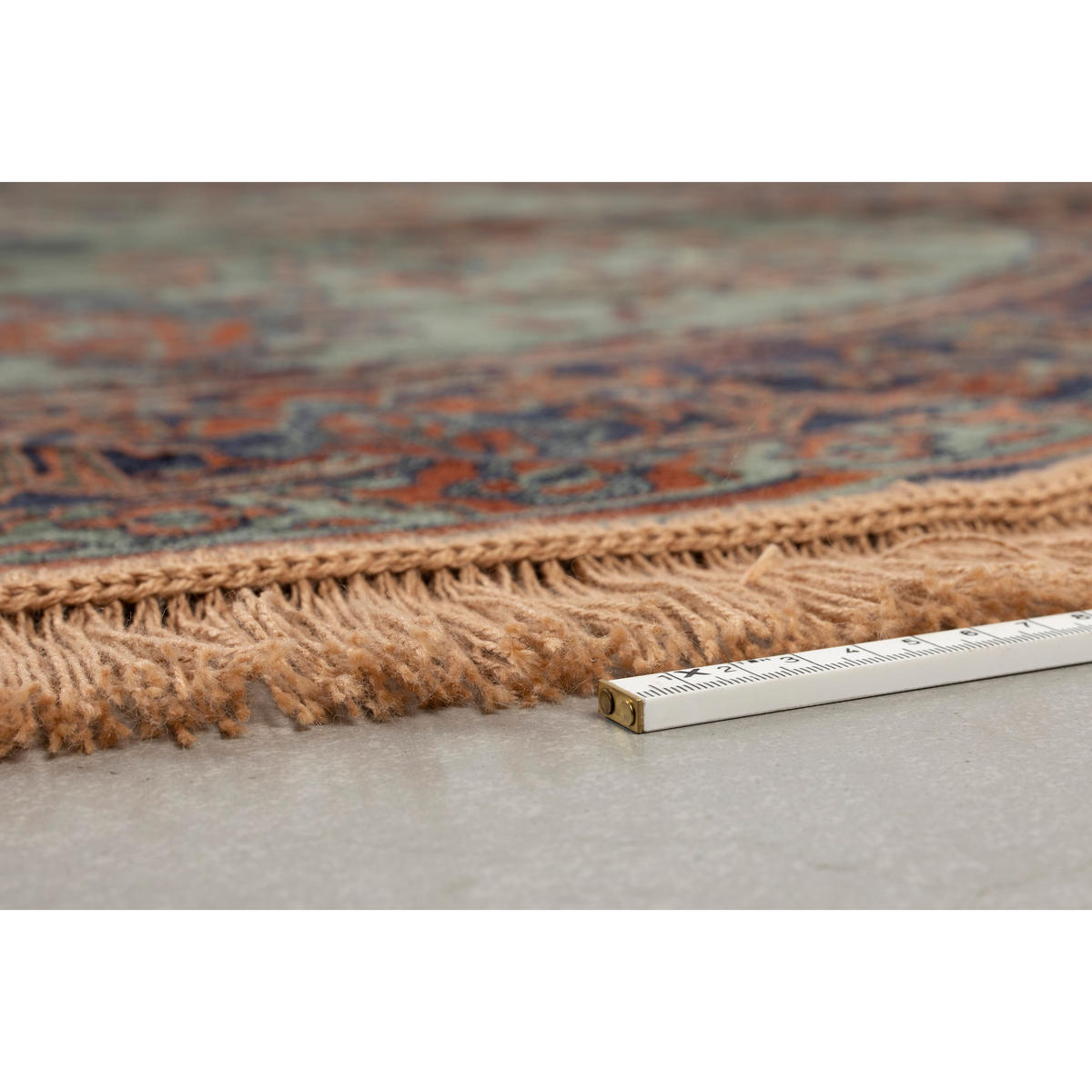 TEPPICH Raz Rund 160 cm Persisches/Orientalisches Motiv Grün - Grün, Textil (160/160cm) - Housecraft Living
