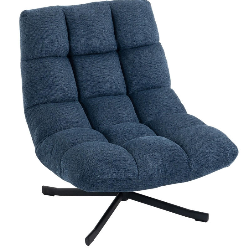 Ivmeu Drehsessel Dunkelblau 95x90x75 cm