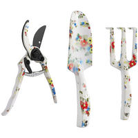 GARTENWERKZEUG-SET aus Aluminium Mehrfarbig - Multicolor, Metall (7/3/26.5cm) - Outsunny