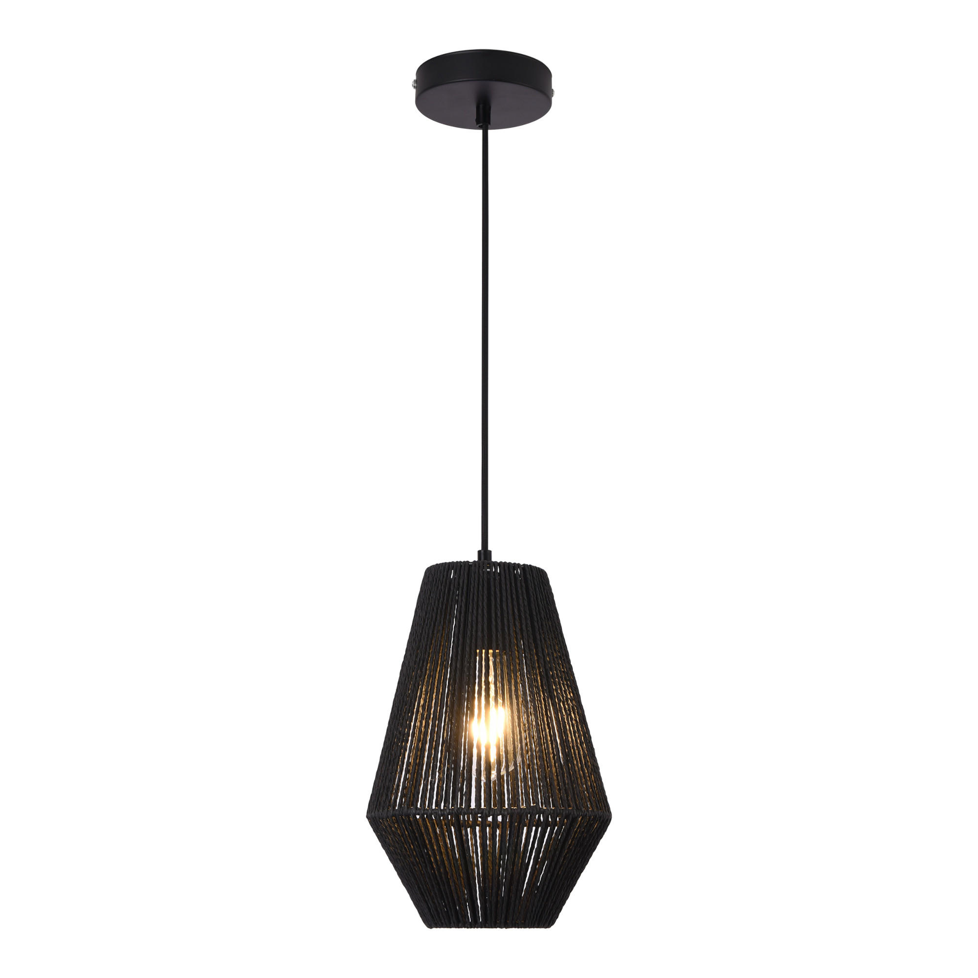HÄNGELEUCHTE Newtownabbey - Schwarz, Kunststoff (20/20/160cm) - lux.pro