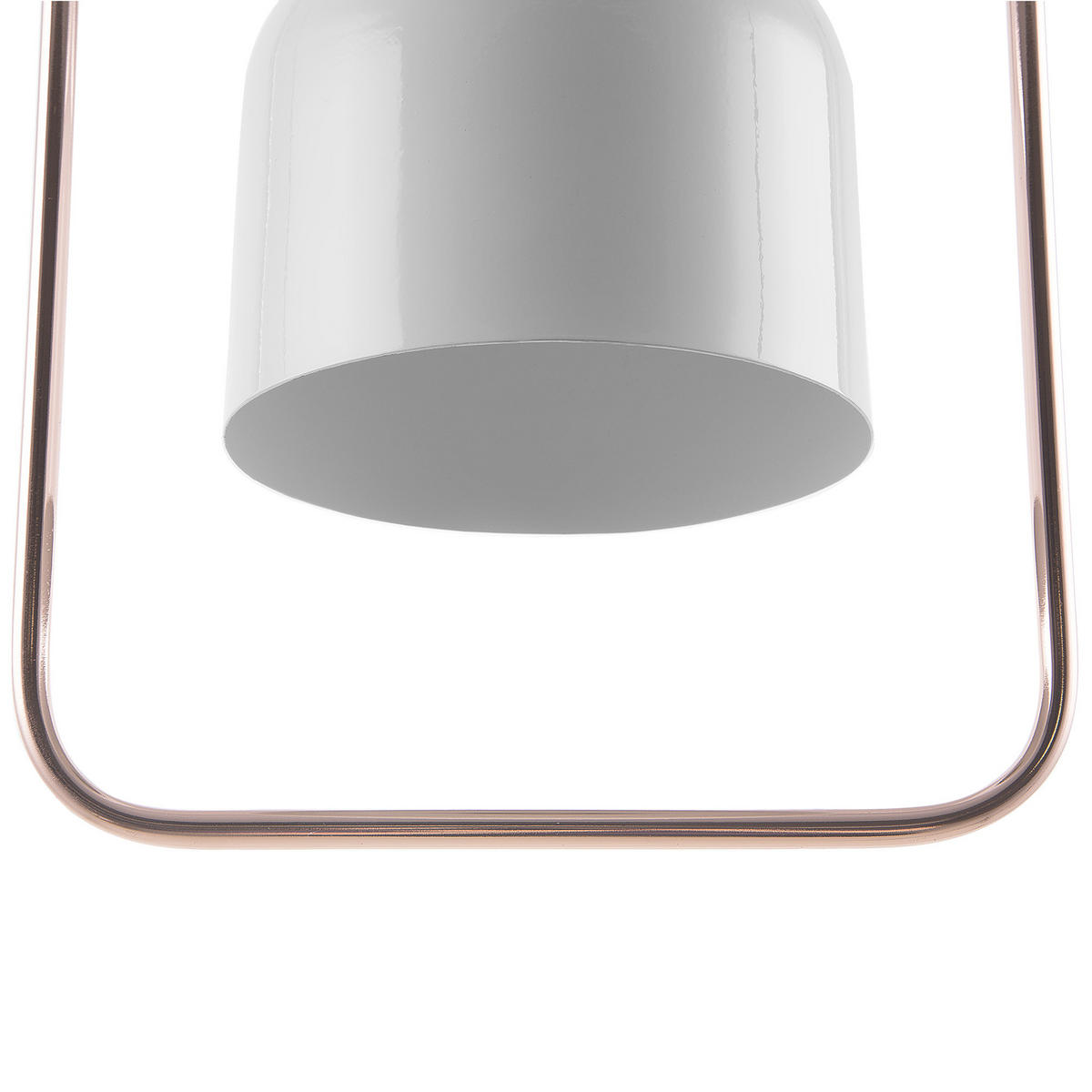 HÄNGELEUCHTE Mavone 15/24/121 cm - Weiß, Metall (15/24/121cm) - Beliani