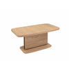 COUCHTISCH höhenverstellbar ausziehbar Cora 110x53x63 Eiche Castello - Eichefarben, Holzwerkstoff (110/63/63cm) - 58aufmkessel