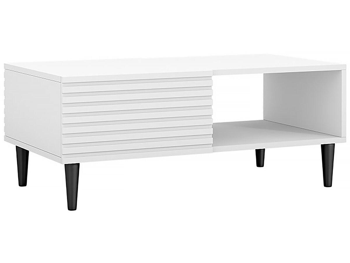 COUCHTISCH nakomo - Weiß, Holz (41/41/52cm) - Habitat Garten