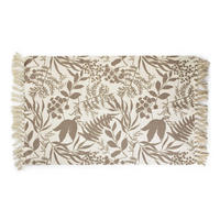 TEPPICH Floral Beige 100/60/0.2 cm Textilien - Beige, Textil (60/100cm) - Mondex
