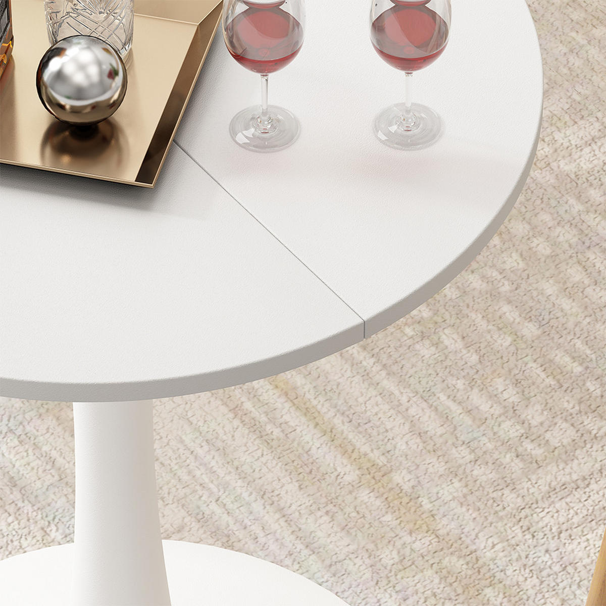 Weiß, Holzwerkstoff (60/60/73cm) - Vicco