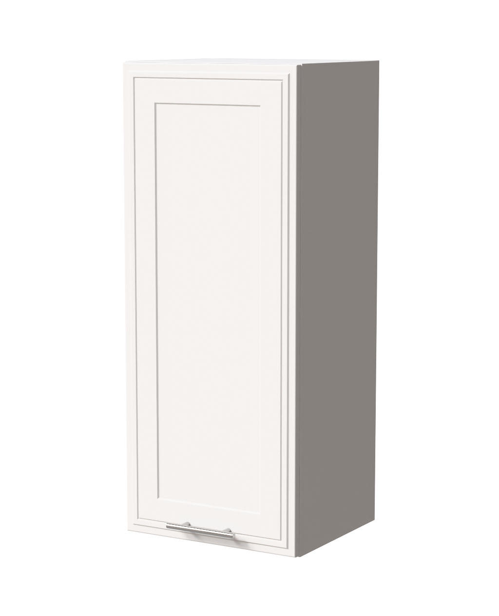 HÄNGESCHRANK Salo W4/40 Weiß / Weiß Matt 40 / 32,5 / 96cm - Weiß, Holz/Holzwerkstoff (40/96/32.5cm) - Feldmann-Wohnen