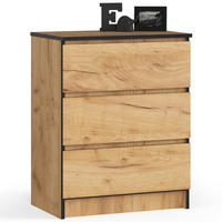 KOMMODE Eiche Craft 77/60/40 - Eiche Wotan, Holzwerkstoff (60/77/40cm) - RAUMHIRSCH FURNITURE