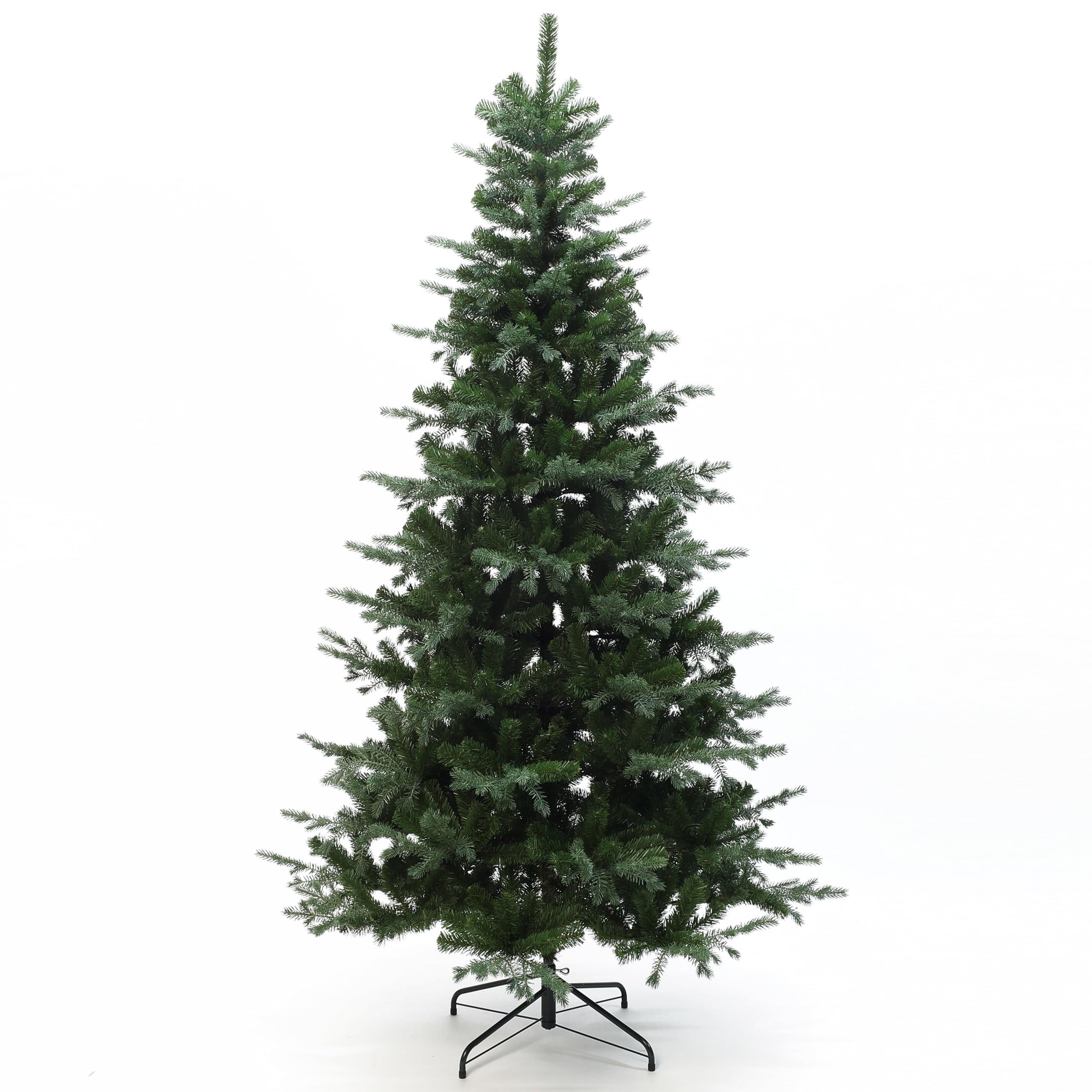 KÜNSTLICHER Weihnachtsbaum 220 cm, 1949 PE/PVC Zweige - Grün, Kunststoff (220cm) - Hometopia