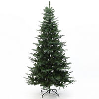 KÜNSTLICHER Weihnachtsbaum 220 cm, 1949 PE/PVC Zweige - Grün, Kunststoff (220cm) - Hometopia