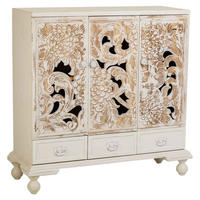 SIDEBOARD aus Holz 115x43x110 cm - Weiß, Holz (115/110/43cm) - Wanderlust