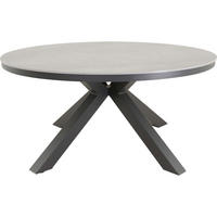 GARTENTISCH Davos - Grau - 158/158/74 cm - Grau, Metall (158/158/74cm) - Lesli Living
