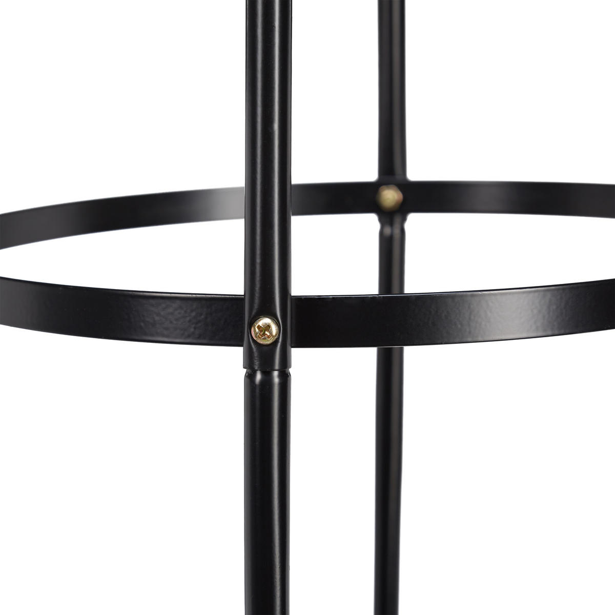 2XRANKTURM - Schwarz, Metall (29/149/29cm) - Relaxdays