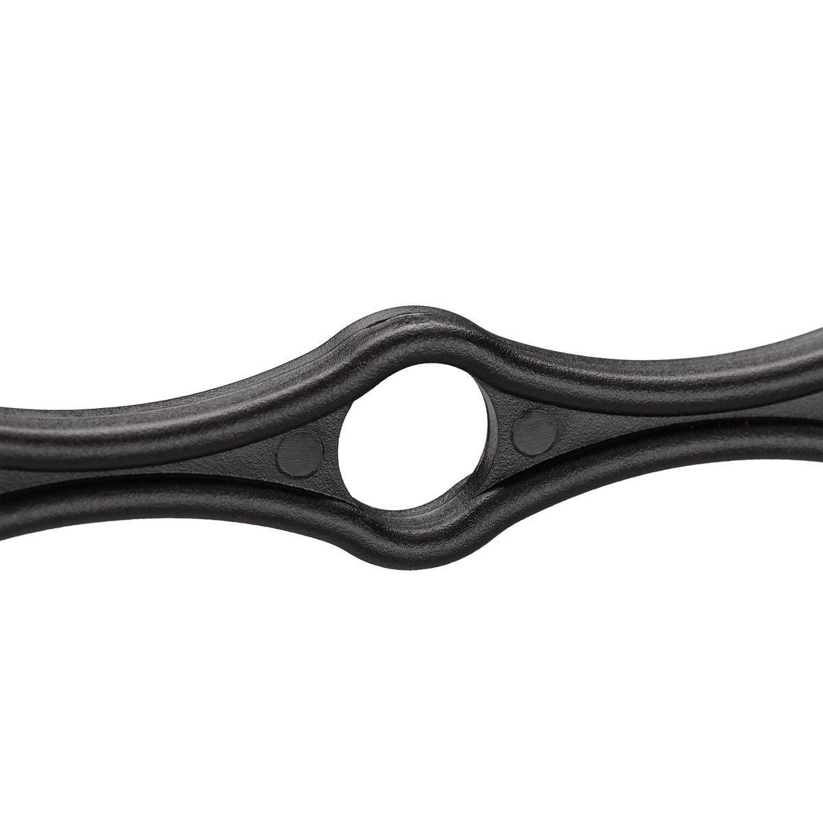 10XÚSPORNÉ vešiaky - čierna, plast (2cm) - Relaxdays