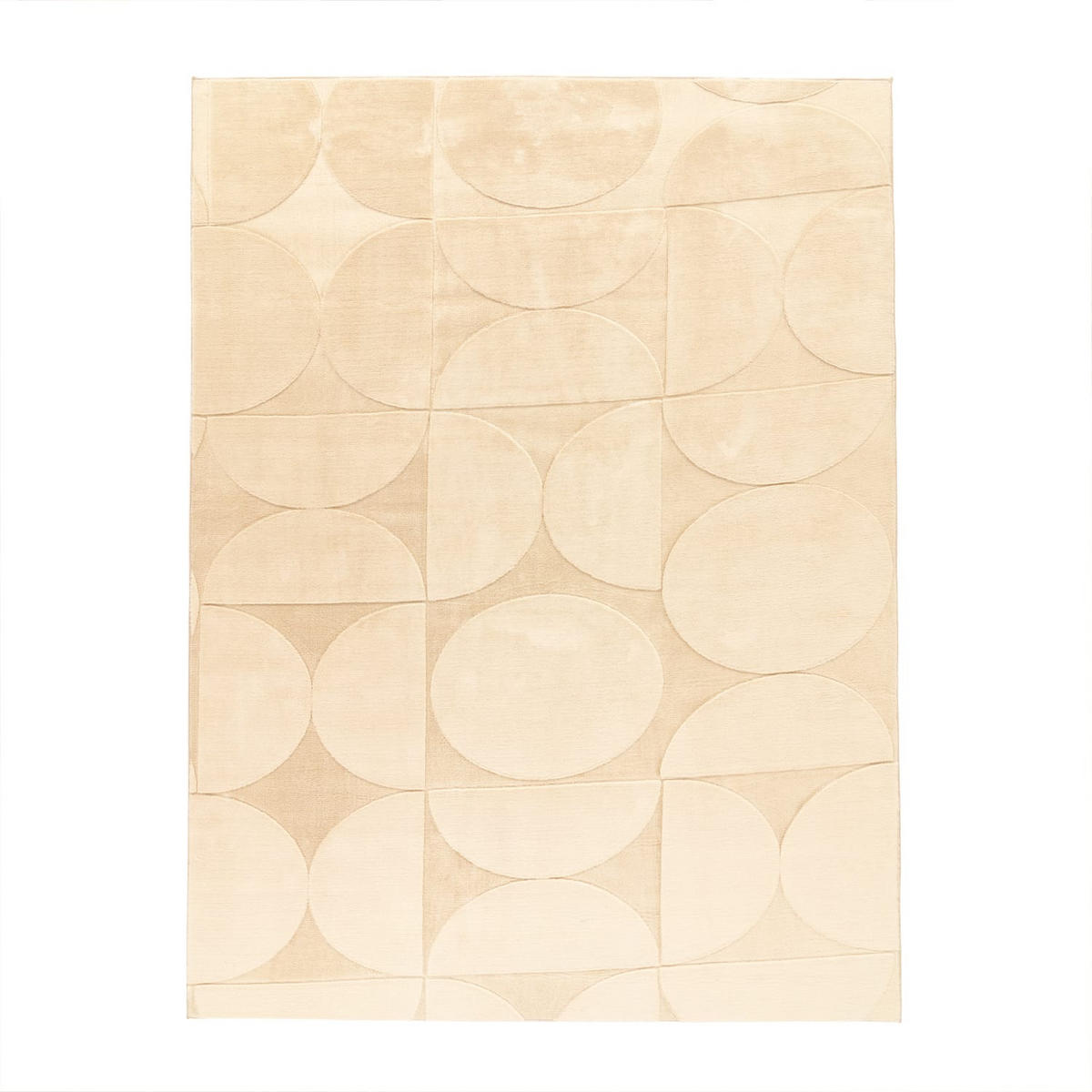 FLACHWEBETEPPICH Boho Beige 80 x 150 cm - Beige, Kunststoff (80/150cm) - TT Home