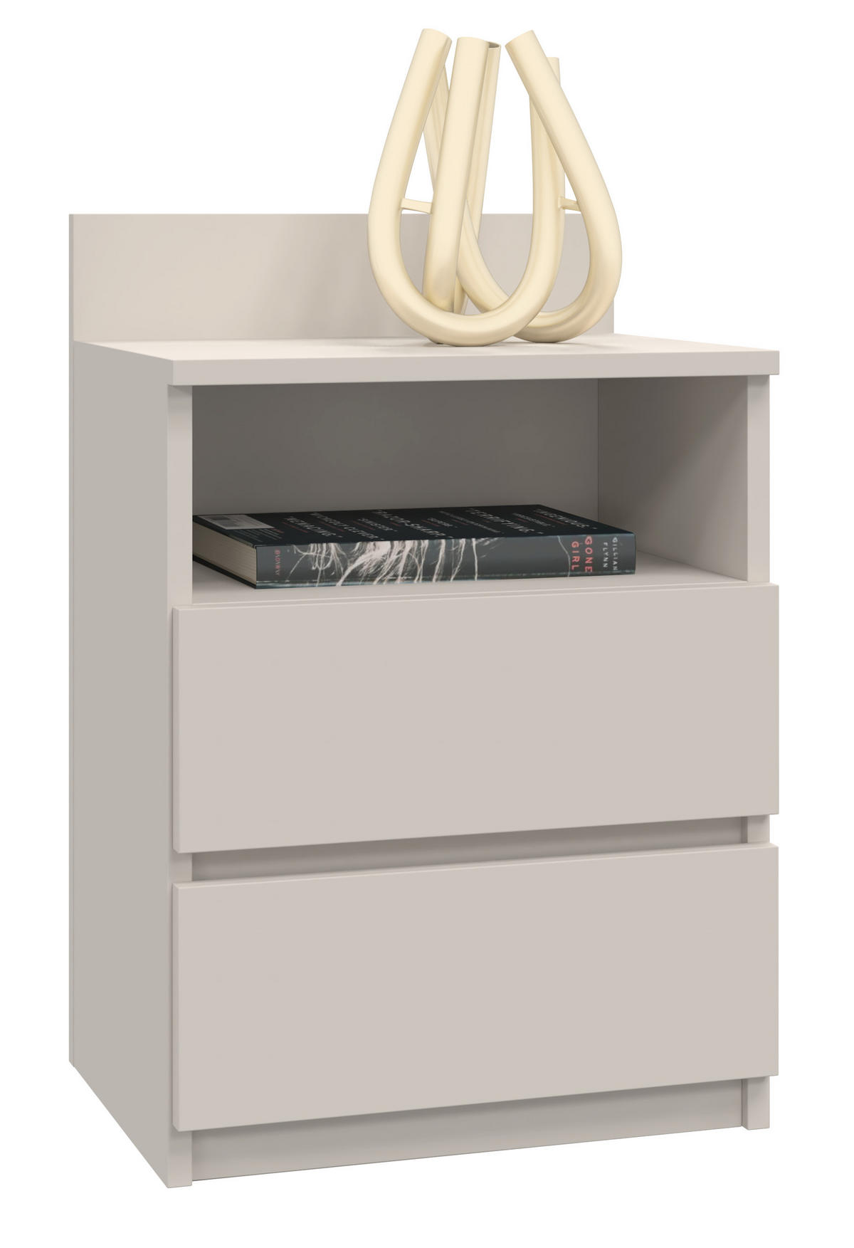 NACHTTISCH MALWA M1 KASCHMIR BEIGE - Kaschmir, Holzwerkstoff (40/59/32cm) - CDF
